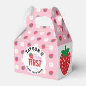 ベリーファースト誕生日1stバースデーストロベリー フェイバーボックス (正面サイド)