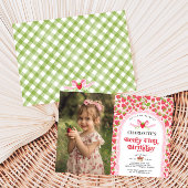 ベリーファースト誕生日1stバースデーフォト 招待状