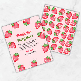 ベリーファースト誕生日1st誕生日サンキューカード