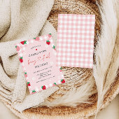 ベリーファースト誕生日1st誕生日招待状 招待状