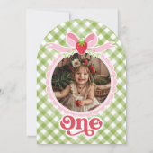 ベリーファースト誕生日1st Birthday 招待状 (裏面)