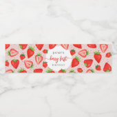 ベリーファースト誕生日 |いちご1日の誕生日 ペットボトルラベル (シングルラベル)