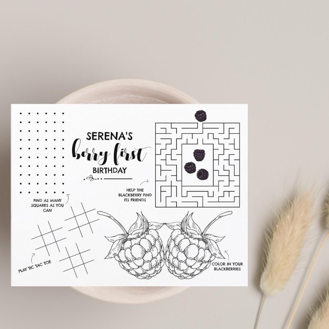 ベリーファースト誕生日 |キッズアクティビティブラックベリー (クリエイターアップロード済み)