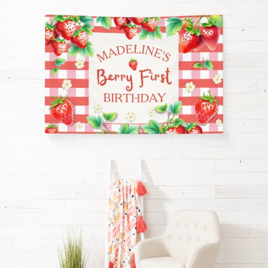 ベリーファースト誕生日 – ストロベリーファーストB 横断幕 (インサイチュ)