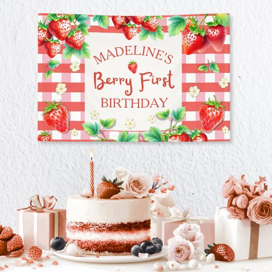 ベリーファースト誕生日 – ストロベリーファーストB 横断幕