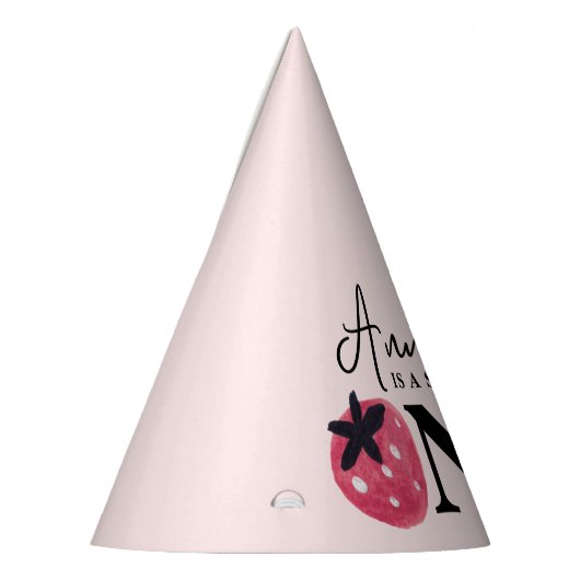 ベリーファースト誕生日 パーティーハット (左)