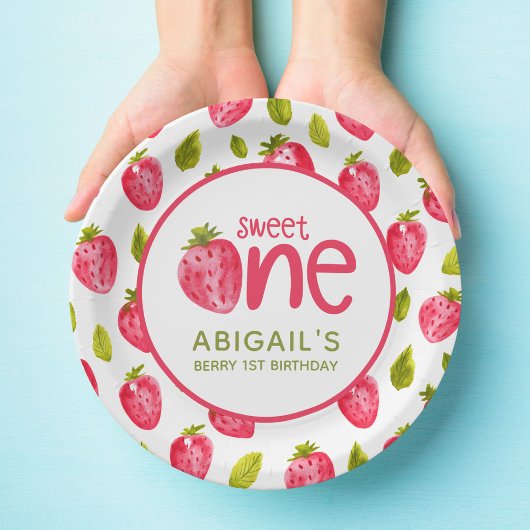ベリーファースト誕生日 ペーパープレート