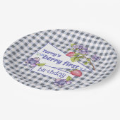 ベリーファースト誕生日 ペーパープレート (アングル)