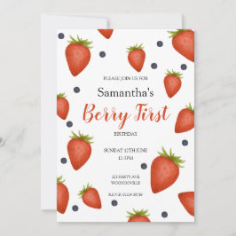 ベリーファースト誕生日 招待状