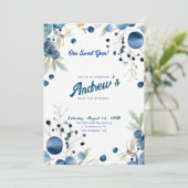 ベリーファースト誕生日!1周年記念パーティー 招待状 (スタンド正面)