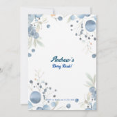 ベリーファースト誕生日!1周年記念パーティー 招待状 (裏面)