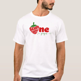 ベリーファースト1つの誕生日親 Tシャツ