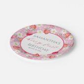 ベリーファースト1歳の誕生日紙プレート ペーパープレート (アングル)