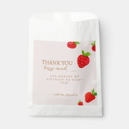 ベリーファースト1stストロベリー誕生日ありがとう フェイバーバッグ