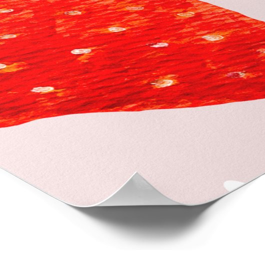 ベリーファースト1stストロベリー誕生日へようこそ ポスター (角)