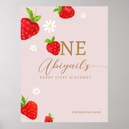ベリーファースト1stストロベリー誕生日へようこそ ポスター