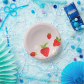 ベリーファースト1stストロベリー誕生日 ペーパーボウル (パーティー)
