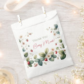 「ベリーファースト」ストロベリー誕生日 フェイバーバッグ (クリップ留めされた状態)