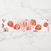 ベリーファースト |誕生日 |いちご |パターン ペットボトルラベル (シングルラベル)