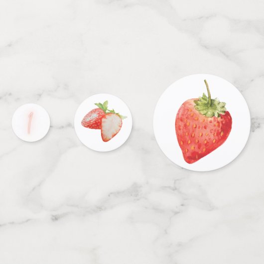 ベリーファースト |誕生日 |いちご |パーティー コンフェッティ (裏面)