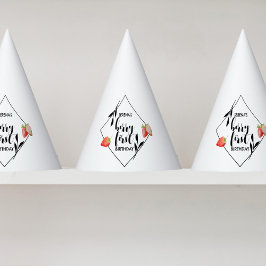 ベリーファースト |誕生日 |いちご |モダン | パーティーハット