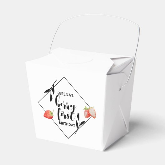 ベリーファースト |誕生日 |いちご |モダン | フェイバーボックス (正面サイド)