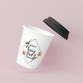 ベリーファースト |誕生日 |いちご |モダン | 紙コップ