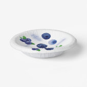 ベリーファースト |誕生日 |ブルーベリー |パターン ペーパーボウル (傾斜あり)