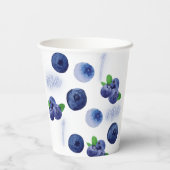ベリーファースト |誕生日 |ブルーベリー |パターン 紙コップ (裏面)