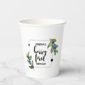 ベリーファースト |誕生日 |ブルーベリー |ミニナル 紙コップ (正面)