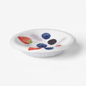 ベリーファースト |誕生日 | Mixed Berry |パターン ペーパーボウル (傾斜あり)