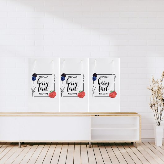 ベリーファースト |誕生日 | Mixed Berry |ミニマル | スモールペーパーバッグ