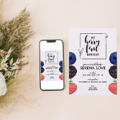 ベリーファースト |誕生日 | Mixed Berry |紫 招待状