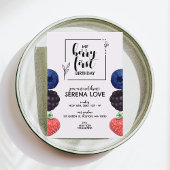 ベリーファースト |誕生日 | Mixed Berry |紫 招待状