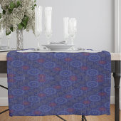 ベリーフローラの雨散布ファイバーのテクスチャ ショートテーブルランナー