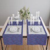 ベリーフローラの雨散布ファイバーのテクスチャ ショートテーブルランナー