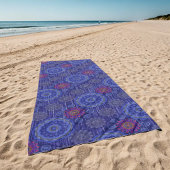 ベリーフローラの雨散布ファイバーのテクスチャ ビーチタオル