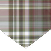 ベリーブッシュ緑と赤の格子縞 テーブルクロス (アングル)
