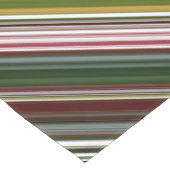 ベリーブッシュ緑と赤ストライプ ショートテーブルランナー (コーナー)