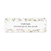 ベリーブランチカスタム差出人住所ラベル ラベル (正面)