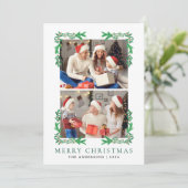 ベリーブランチフレームクリスマスファミリー2写真 シーズンカード (スタンド正面)