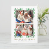 ベリーブランチフレームクリスマスファミリー2写真 シーズンカード (スタンド正面)