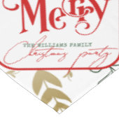 ベリーブランチ食べ、ドリンクBe Merry Christmasパーティー テーブルクロス (アングル)