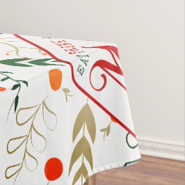 ベリーブランチ食べ、ドリンクBe Merry Christmasパーティー テーブルクロス