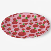 ベリーブリスバッシュ:ラズベリー初のパーティーテーマ ペーパープレート (アングル)