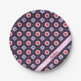 ベリーブリスパターンと名前をカスタムする ペーパープレート