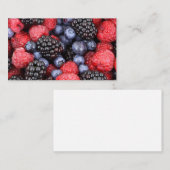 ベリーブルーベリーブラックベリーラズベリービジネス 名刺 (正面/裏面)