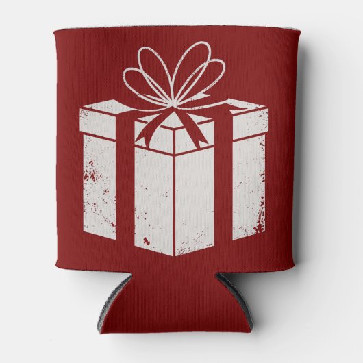 ベリープレ妊婦のゼントクリスマス妊娠アナウンス 缶クーラー (正面)