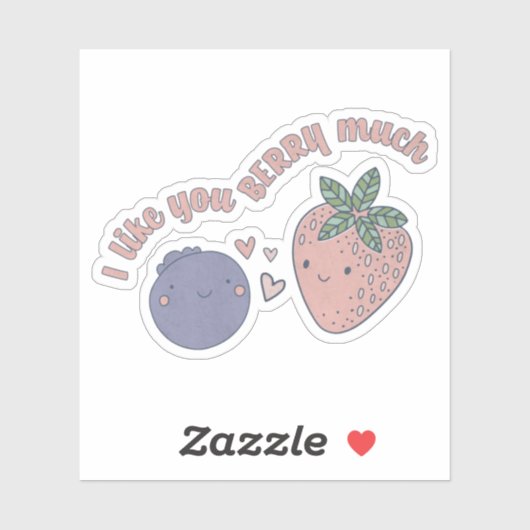 ベリープン：私はあなたのベリーが大好き シール (シート)