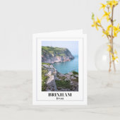 ベリーヘッド、ブリクシャム、デボン カード (黄色い花)